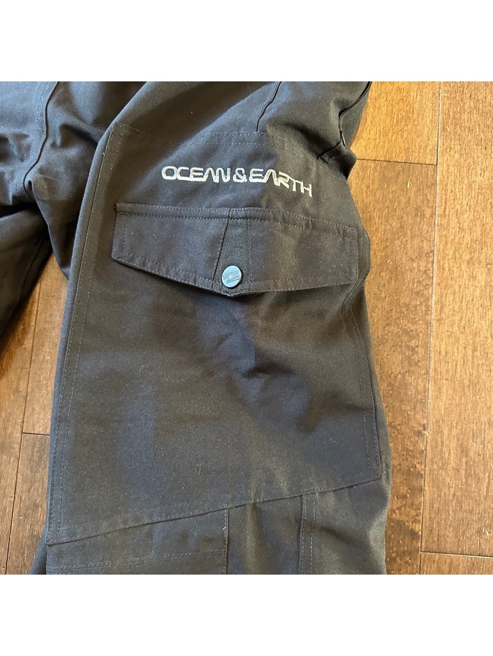 Men’s Ocean & Earth Water Resistant Ski Snow Pants Black Size XL 41/43 - Picture 13 of 15
